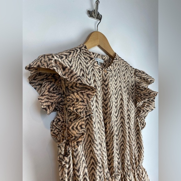 Joie Krystina Silk Blend Mini Dress Melon  Size Large - Picture 9 of 12